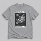 Just Floating Through Life Space Otter T-Shirt