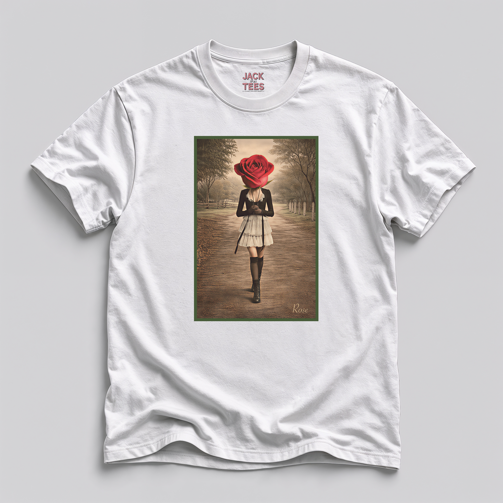 Lady Rose Portrait T-Shirt