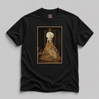 Lady Peony Portrait T-Shirt