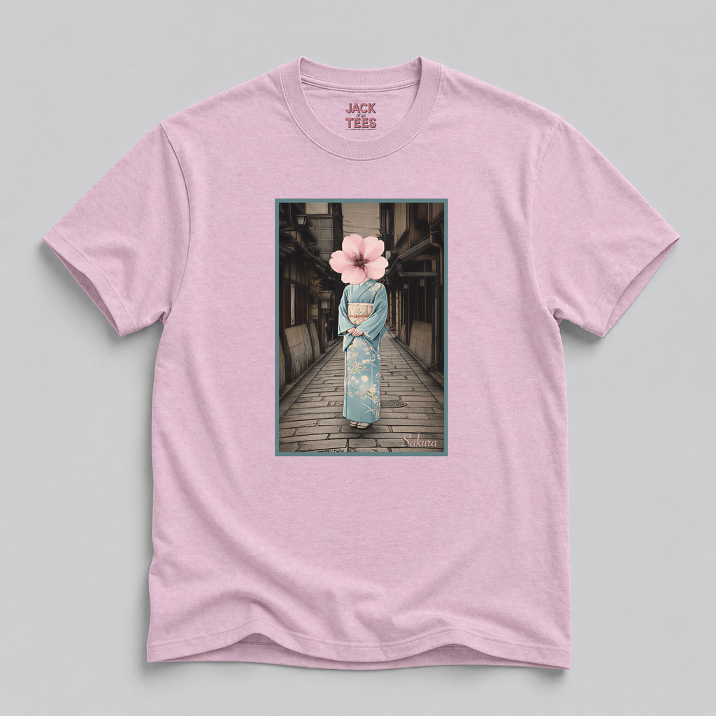 Lady Sakura Portrait T-Shirt