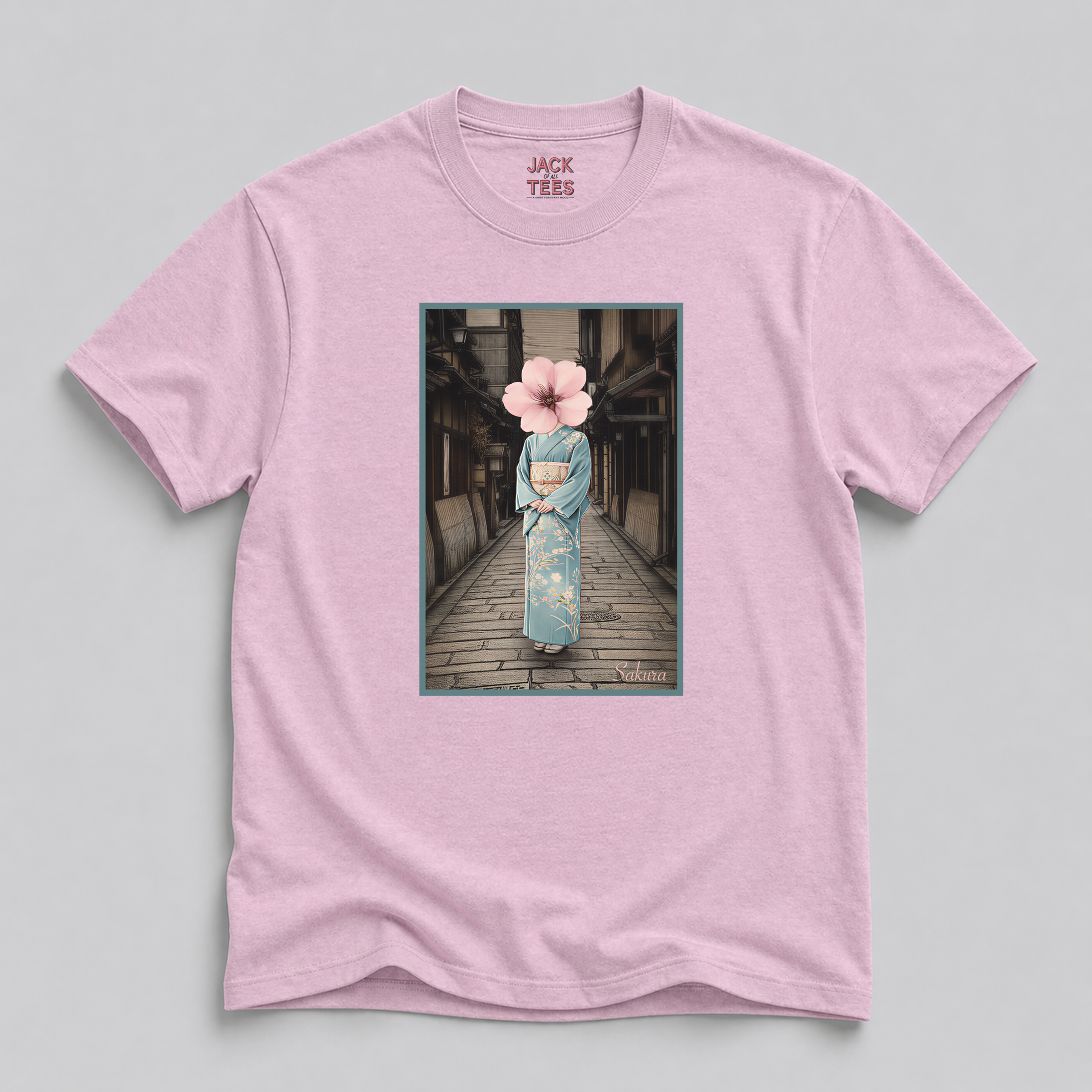 Lady Sakura Portrait T-Shirt