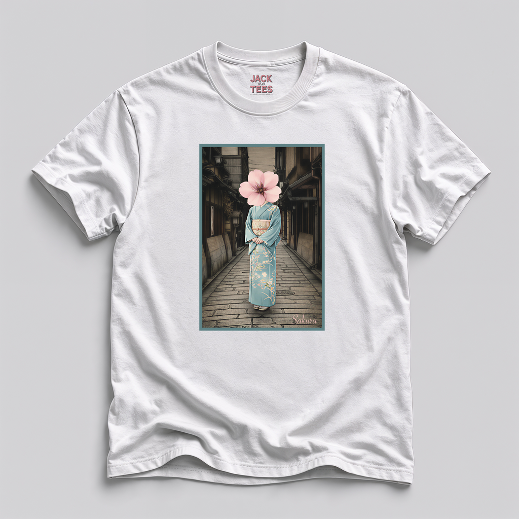 Lady Sakura Portrait T-Shirt