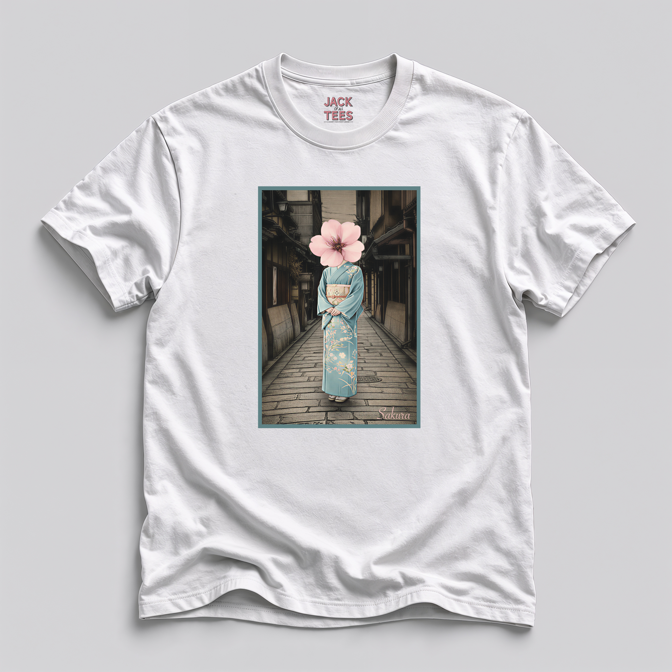 Lady Sakura Portrait T-Shirt