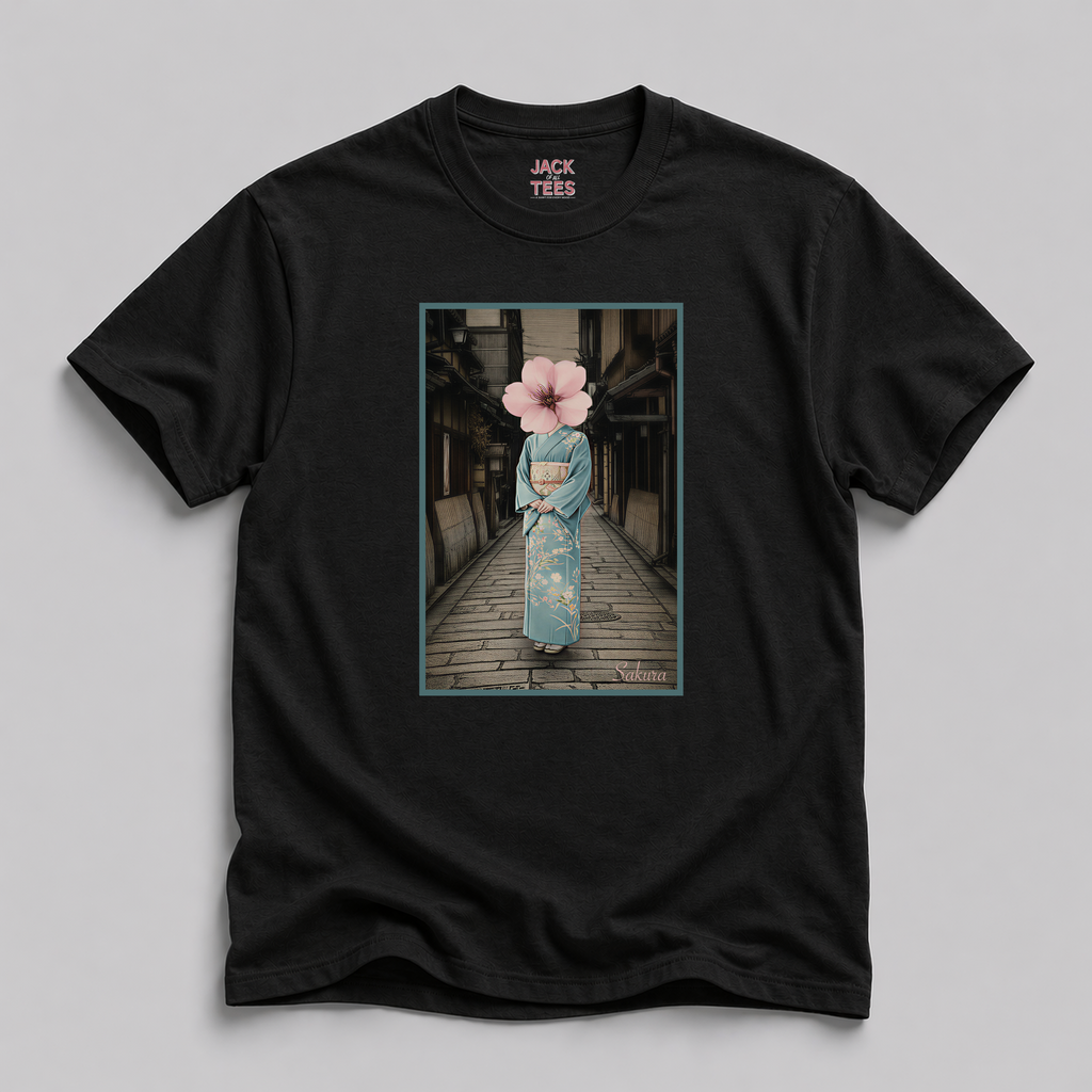 Lady Sakura Portrait T-Shirt