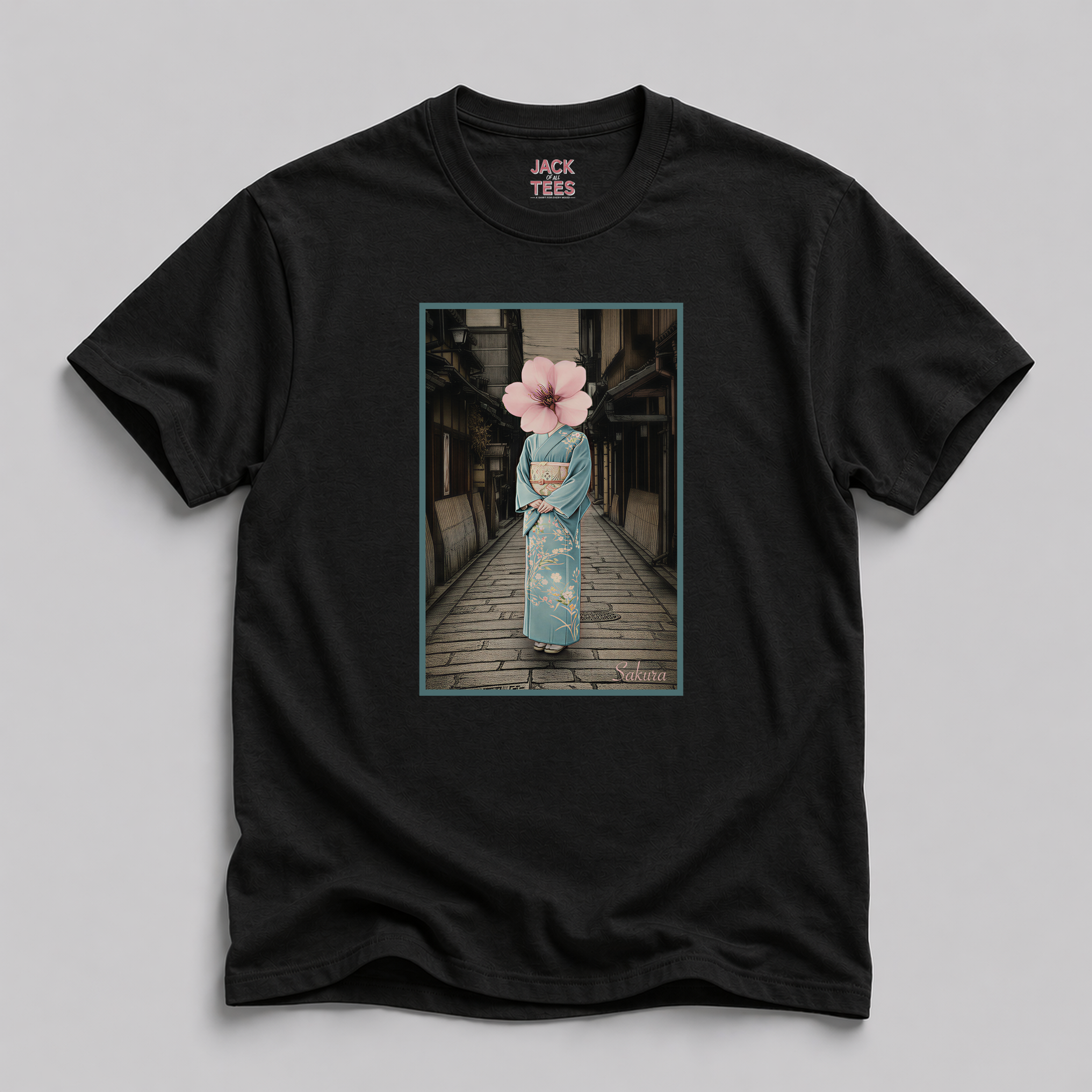 Lady Sakura Portrait T-Shirt