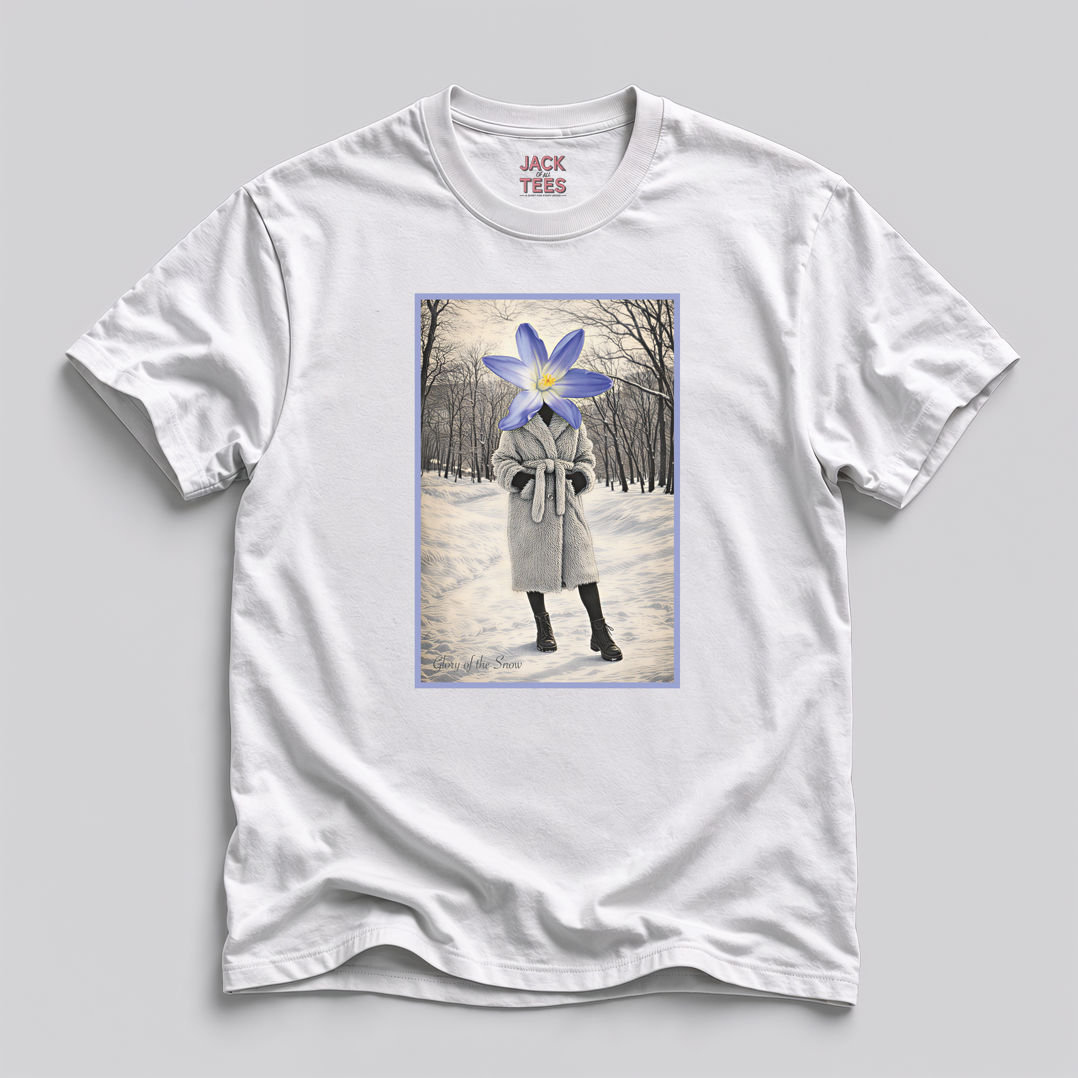 Lady Glory Of The Snow Portrait T-Shirt