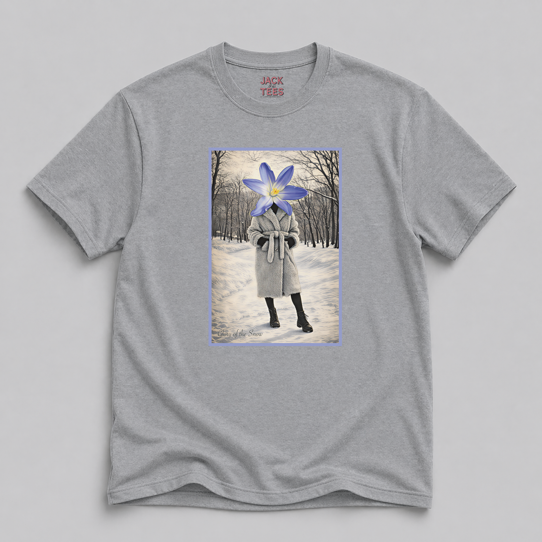 Lady Glory Of The Snow Portrait T-Shirt
