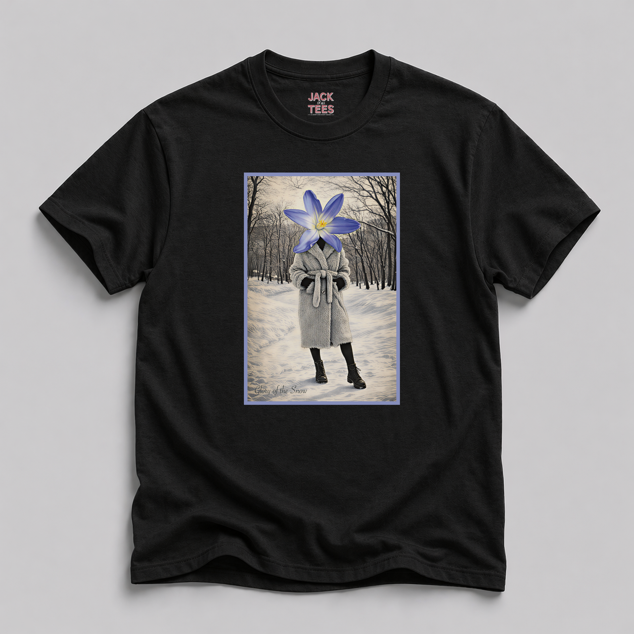 Lady Glory Of The Snow Portrait T-Shirt