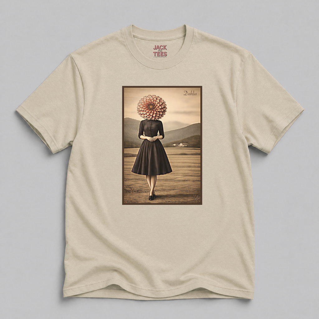 Lady Dahlia Portrait T-Shirt