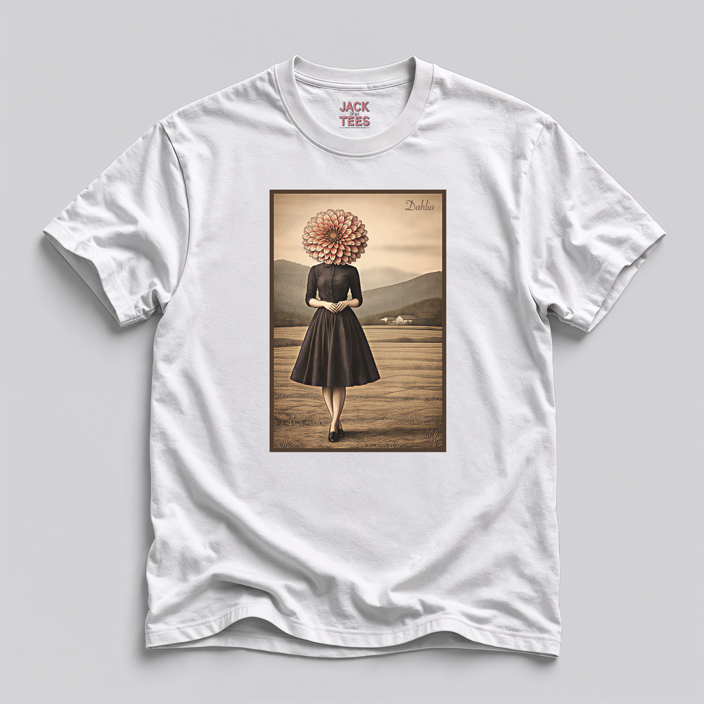 Lady Dahlia Portrait T-Shirt