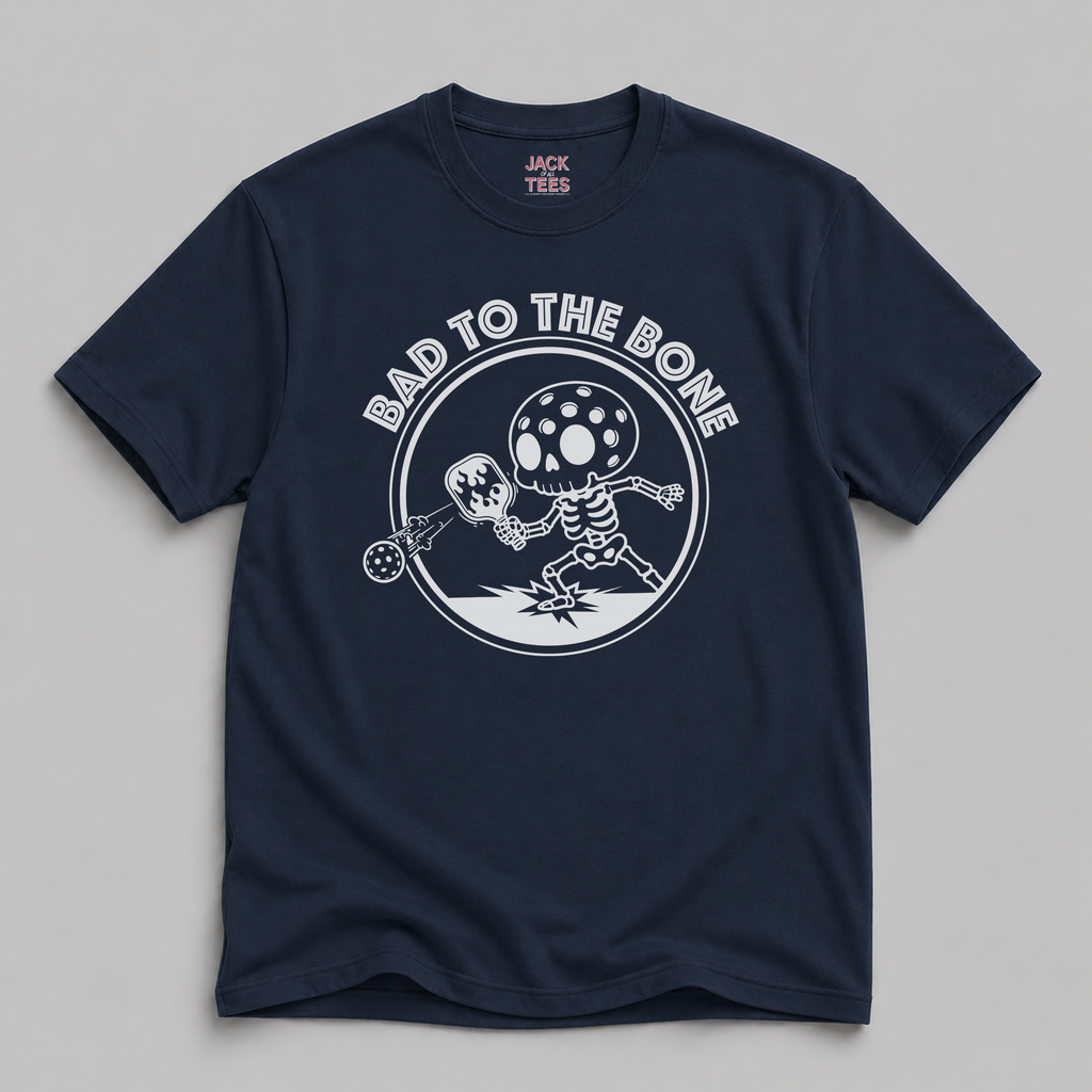 Bad To The Bone Pickleball T-Shirt
