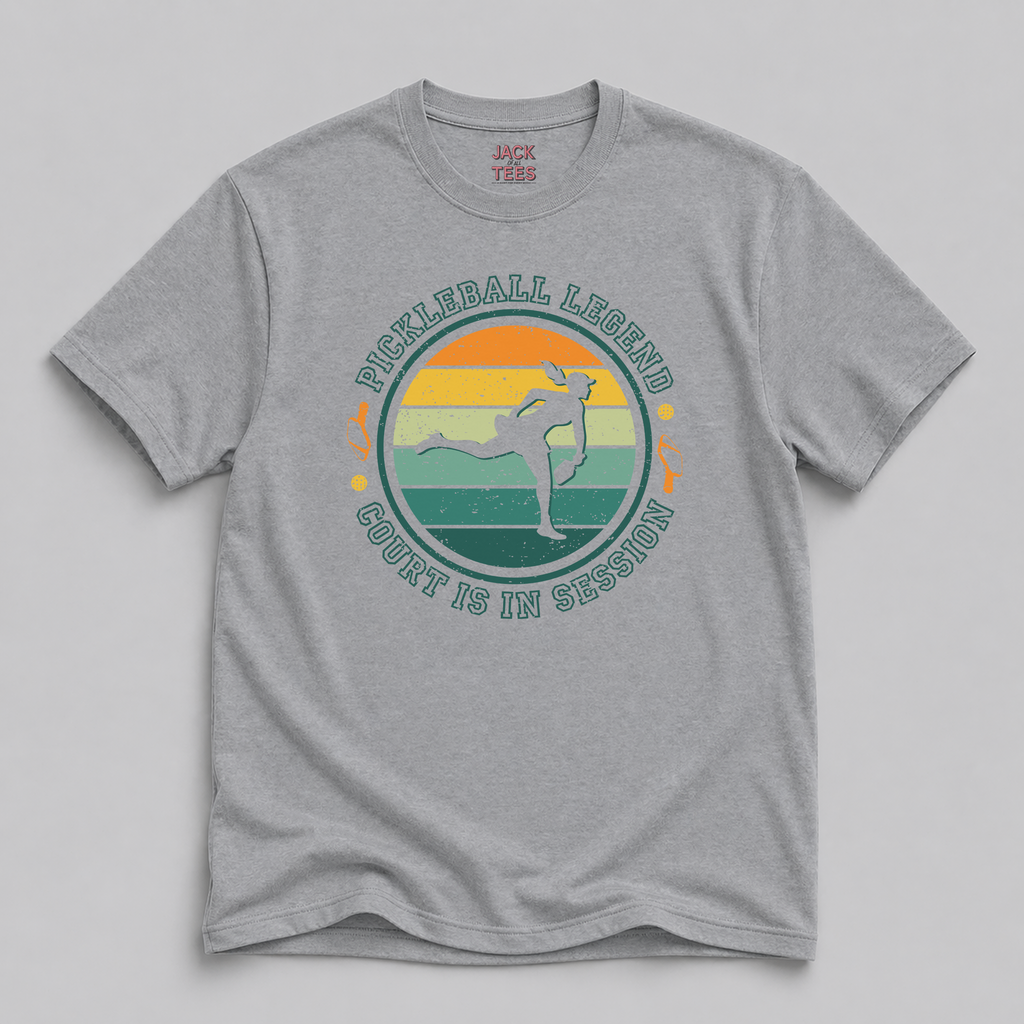 Pickleball Legend, Court is in Session T-Shirt