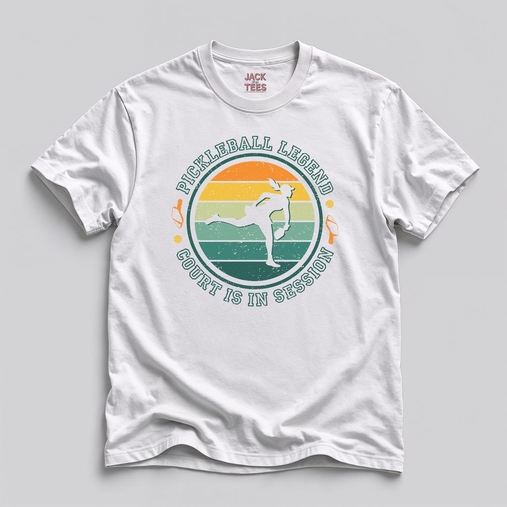 Pickleball Legend, Court is in Session T-Shirt