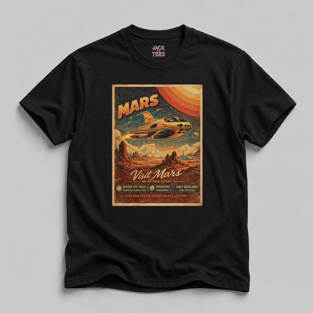 Visit Mars One-Way Ticket T-Shirt