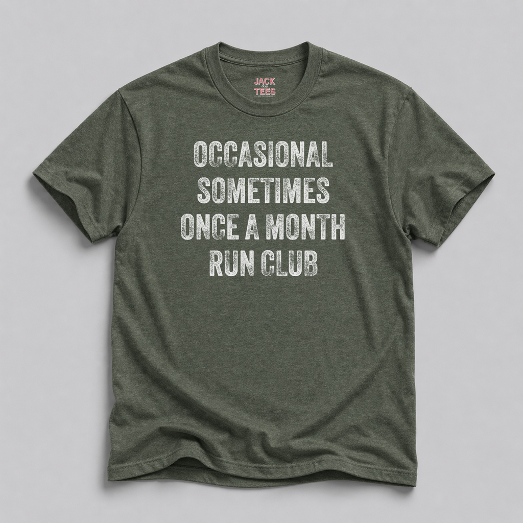 Occasional Sometimes Once A Month Run Club T-Shirt