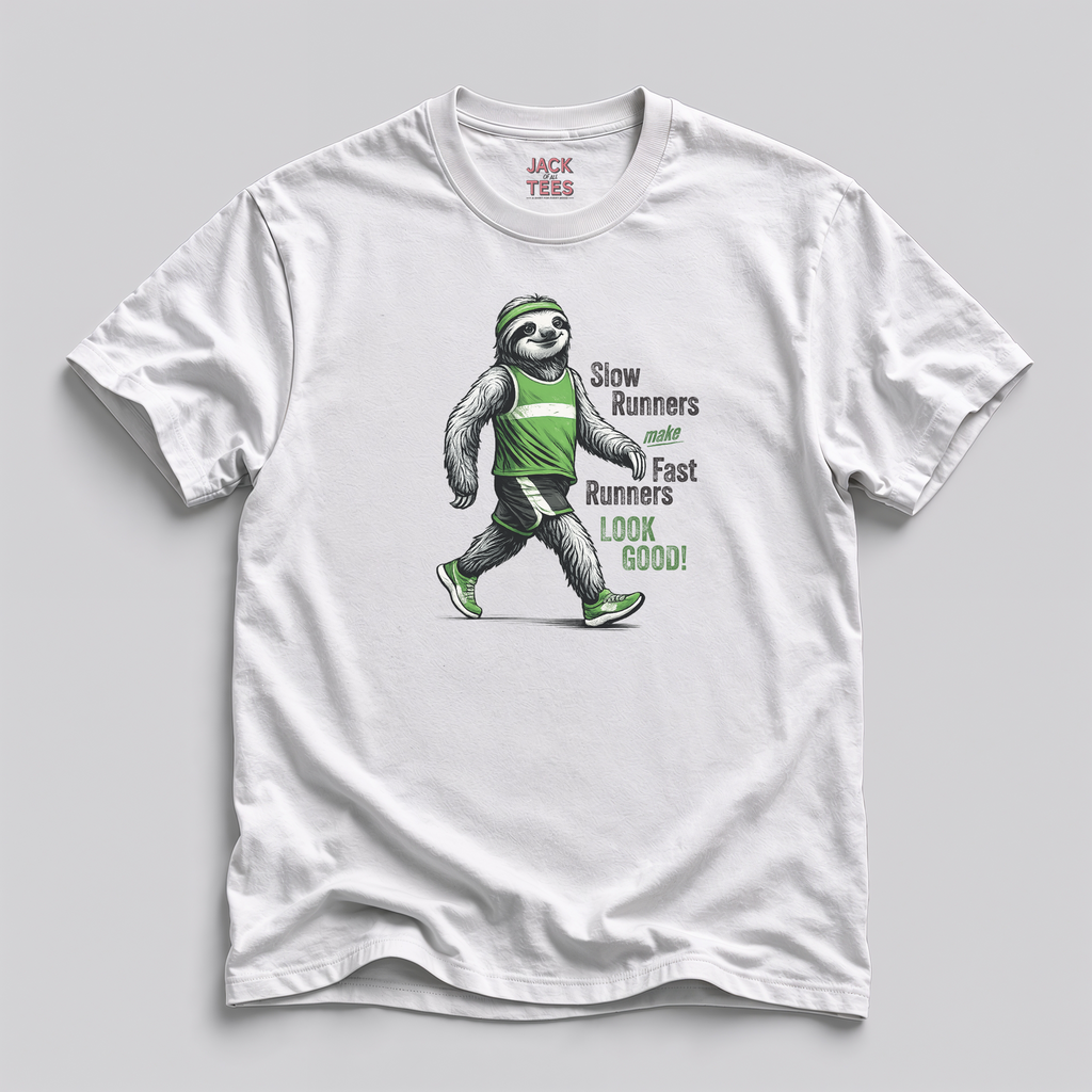 Slow Runners Make Fast Runners Look Good Sloth T-Shirt