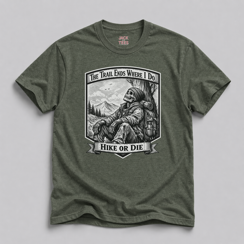 The Trail Ends Where I Do T-Shirt
