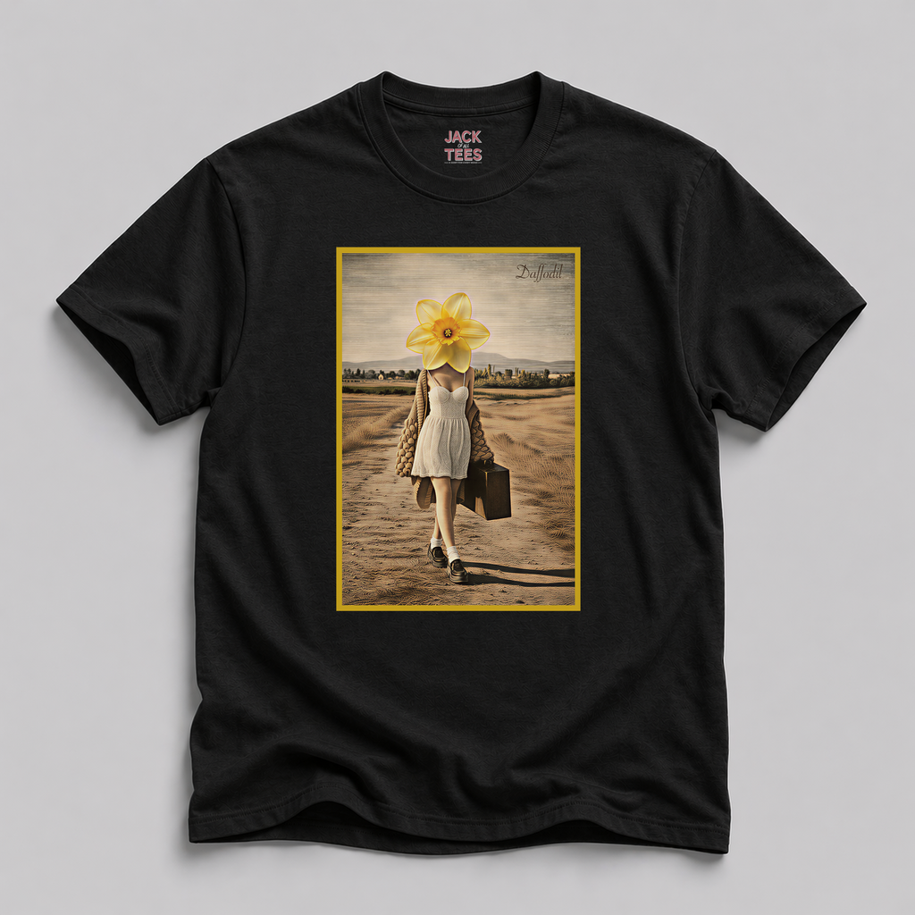 Lady Daffodil Portrait T-Shirt