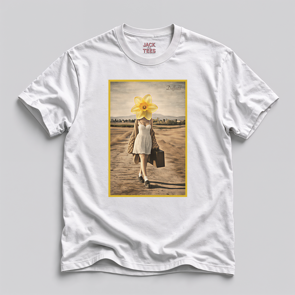 Lady Daffodil Portrait T-Shirt