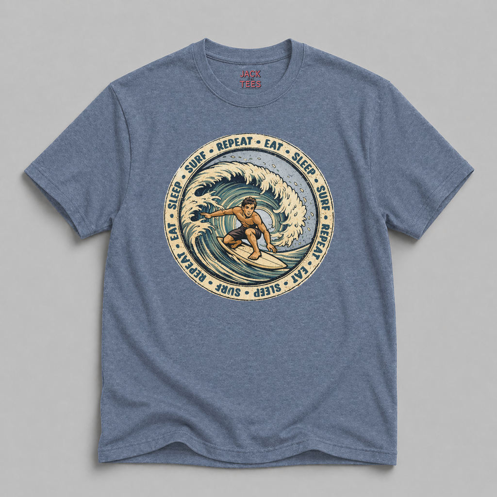Eat Sleep Surf Repeat T-Shirt