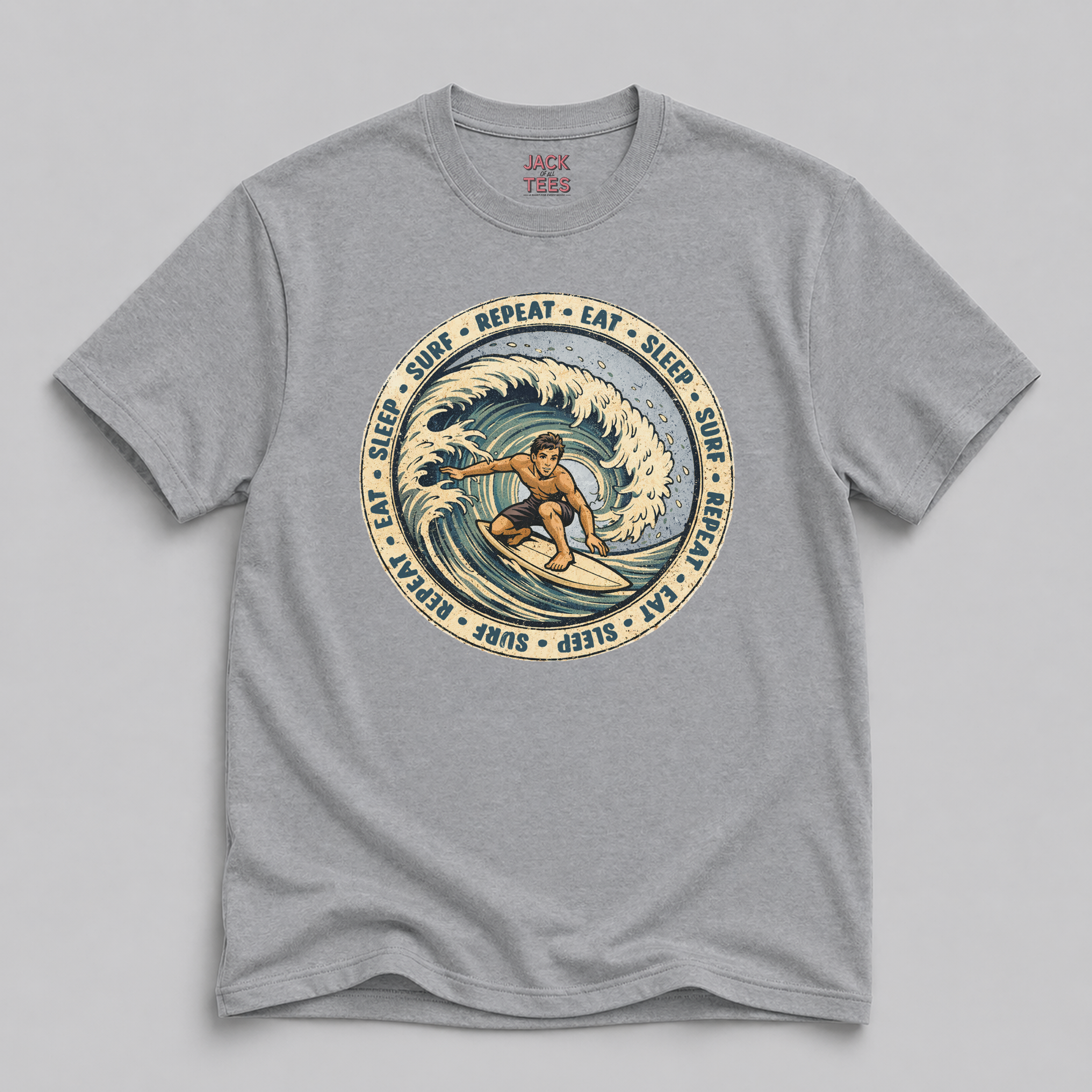 Eat Sleep Surf Repeat T-Shirt