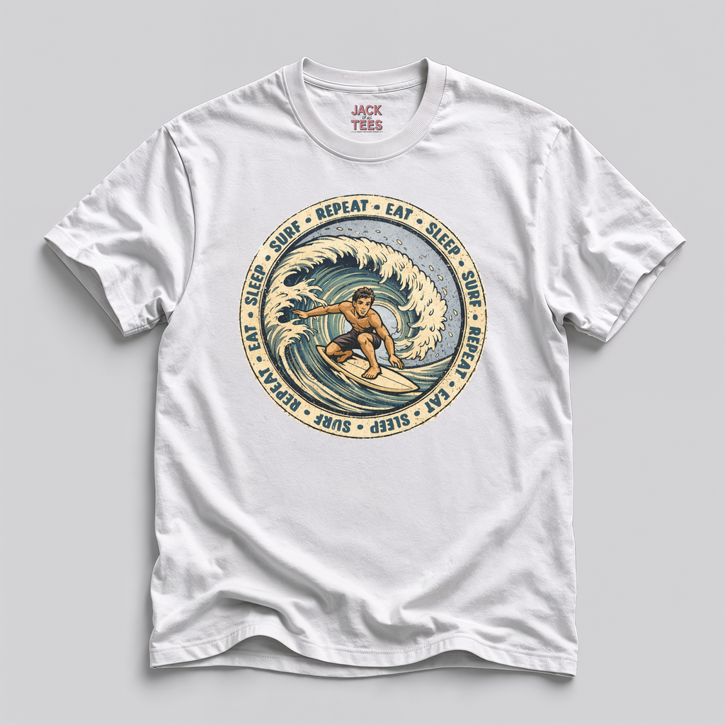 Eat Sleep Surf Repeat T-Shirt