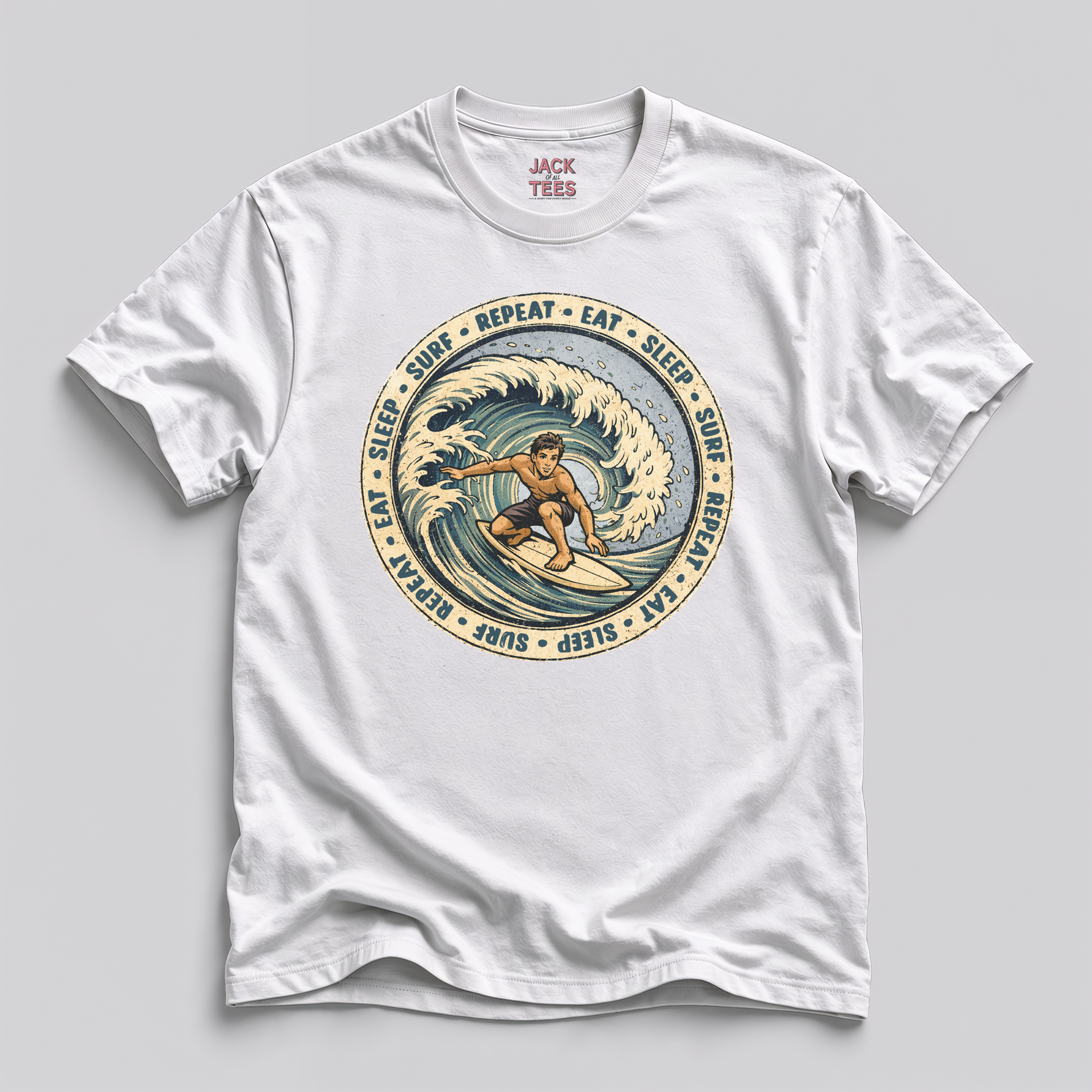 Eat Sleep Surf Repeat T-Shirt