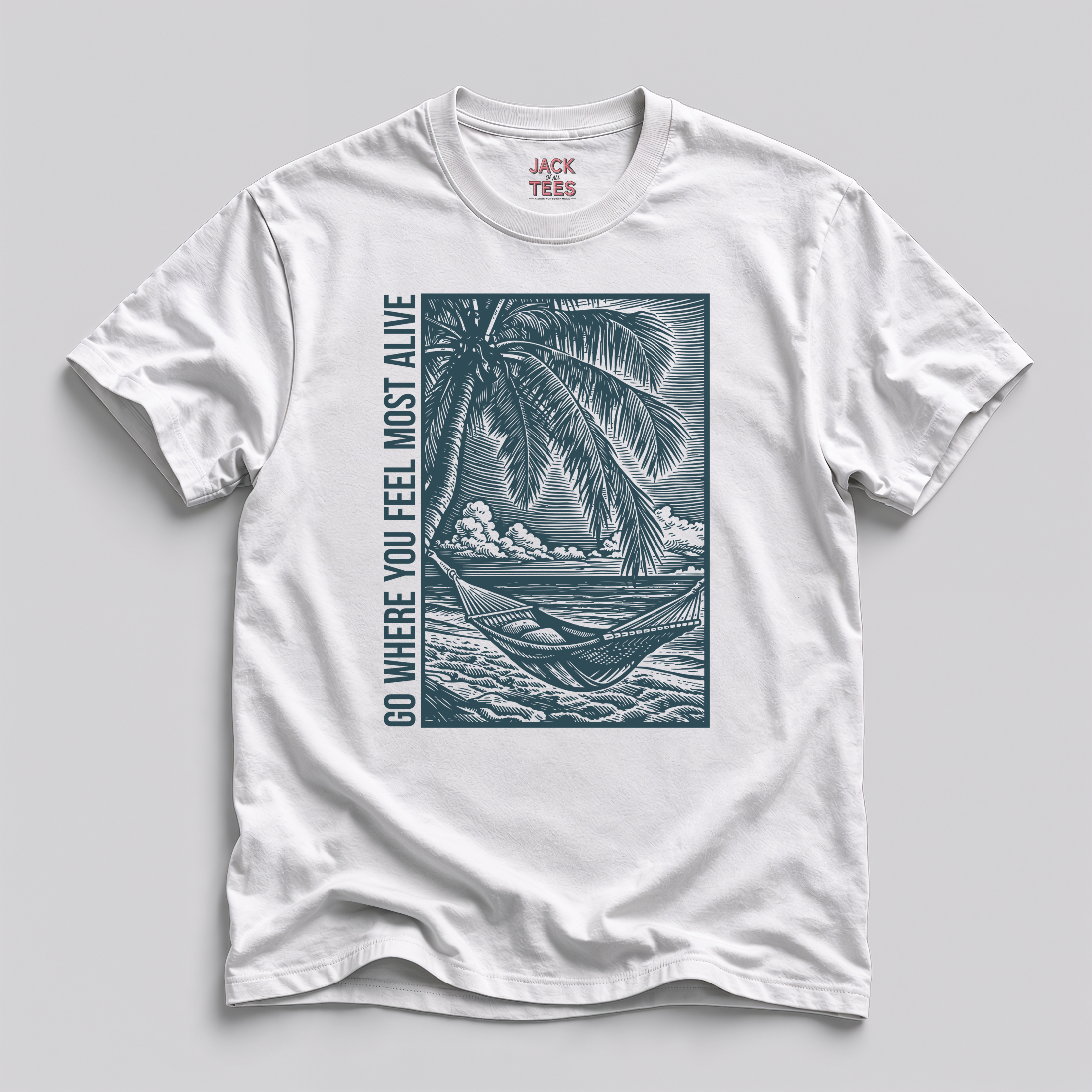 Go Where You Feel Most Alive Beach T-Shirt