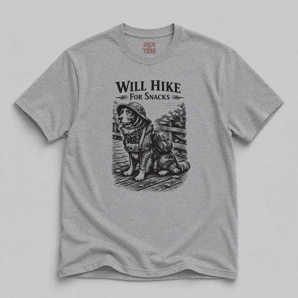 Will Hike For Snacks T-Shirt