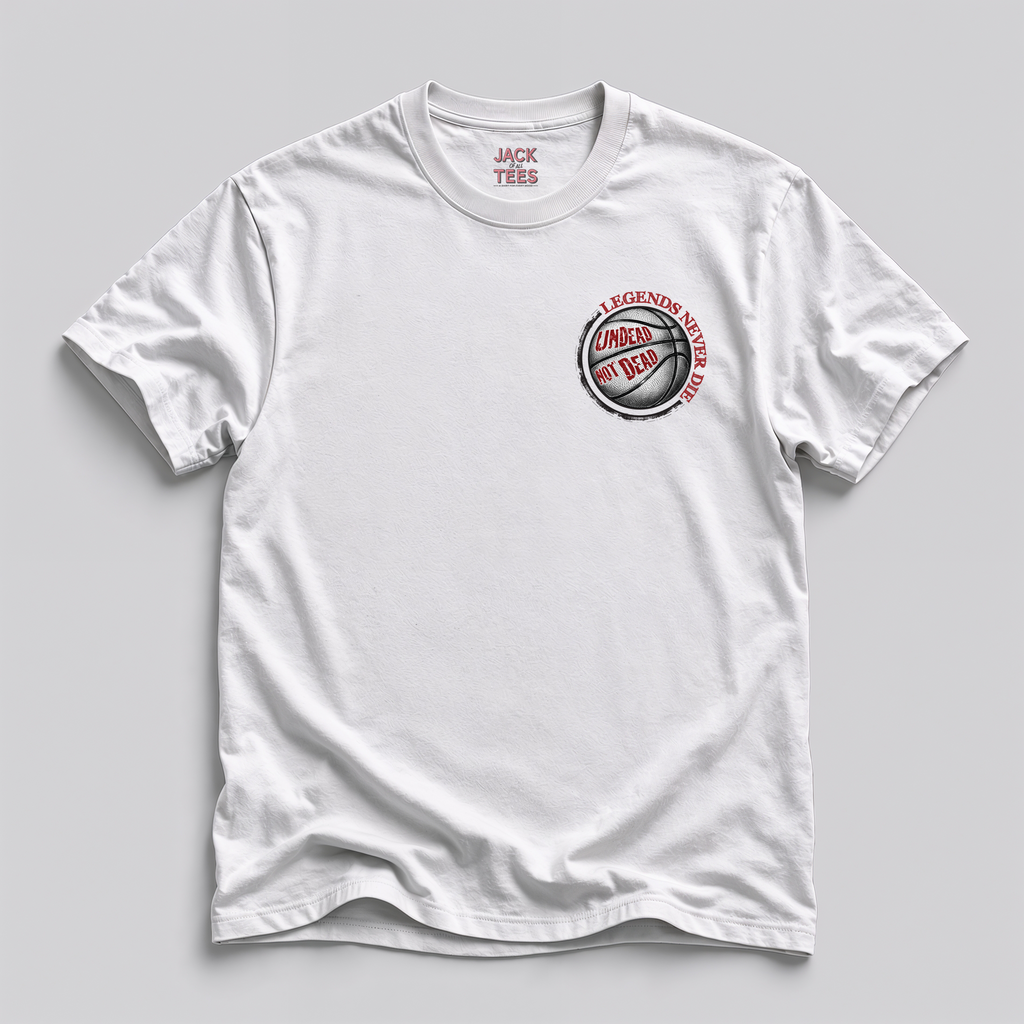 Undead Not Dead Frankenstein Basketball T-Shirt