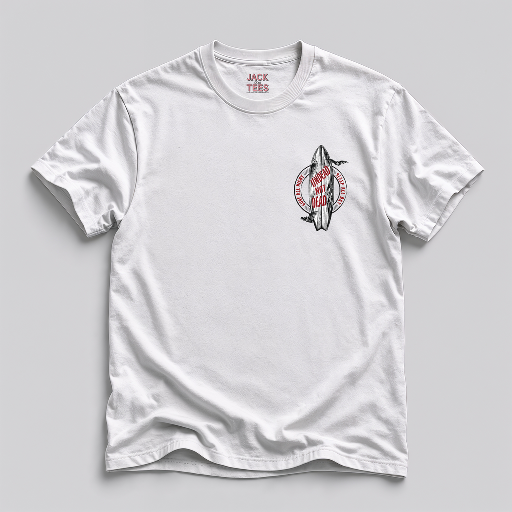Undead Not Dead Vampire Surfer T-Shirt