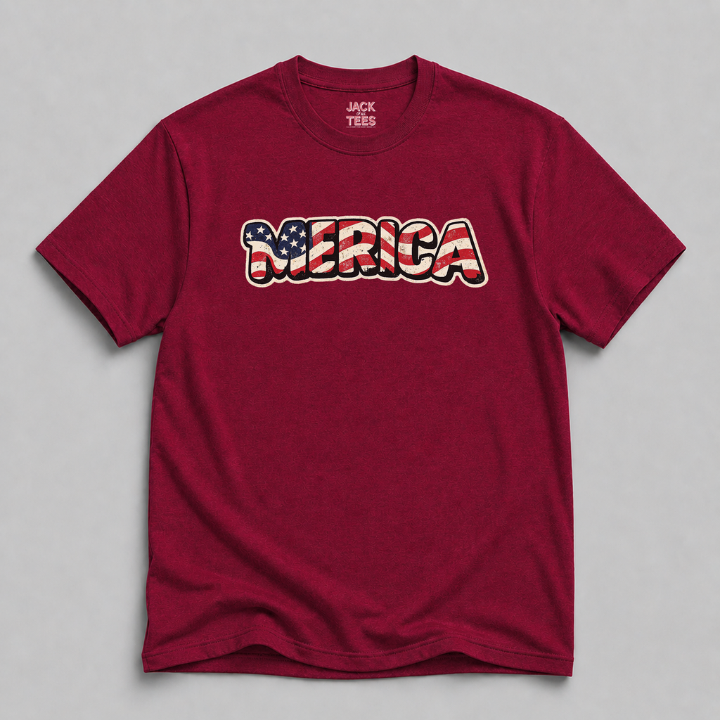 Patriotic Merica Flag T-Shirt