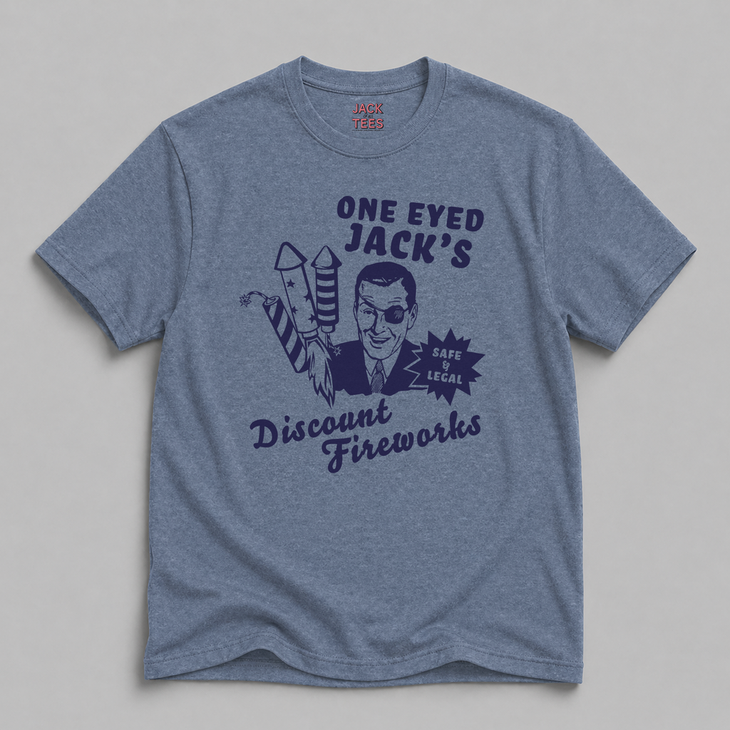 One Eyed Jack's Discount Fireworks T-Shirt