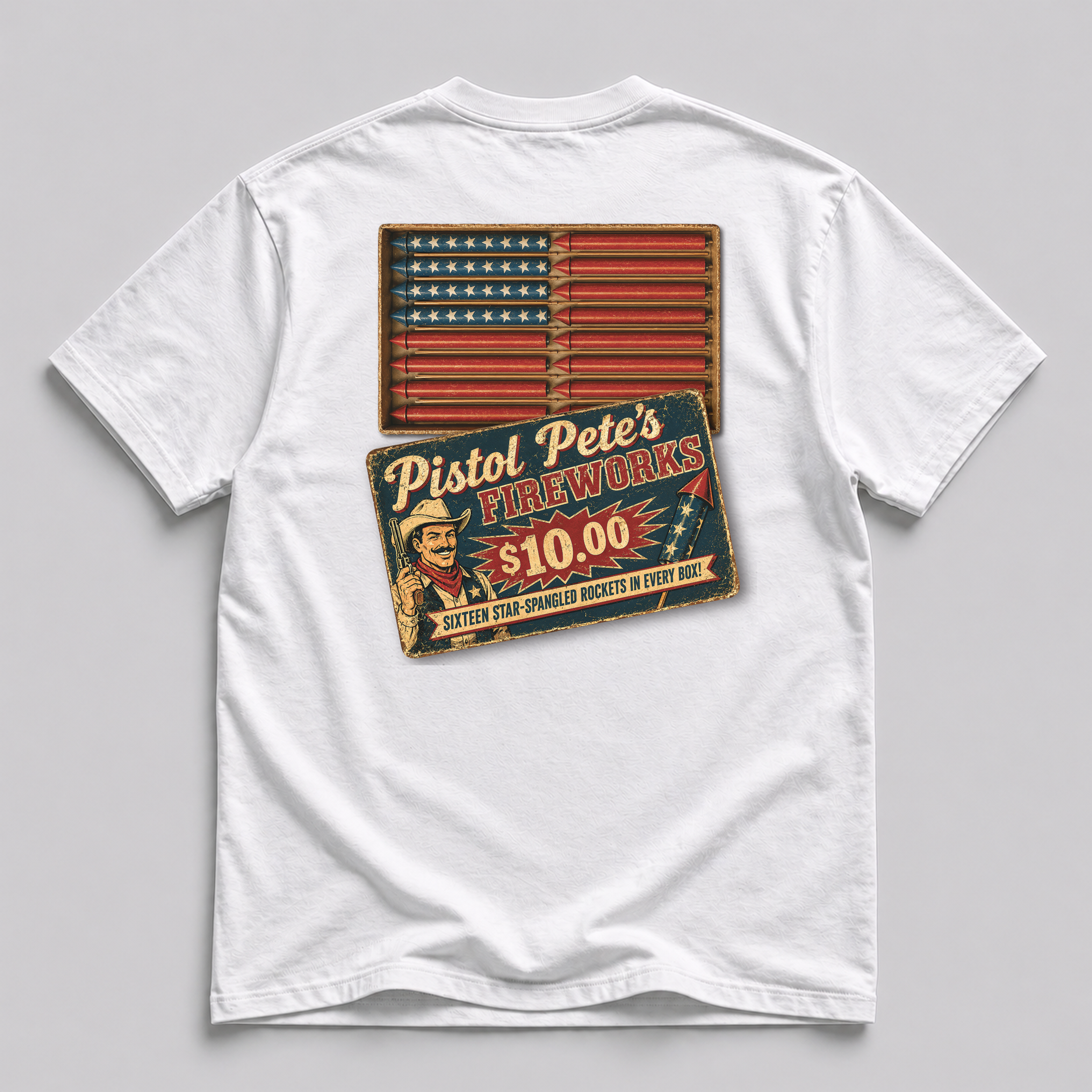 Pistol Pete's Fireworks Vintage T-Shirt