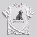 Poodle Judging Your Outfit T-Shirt — Funny Poodle Victorian Dog Tee