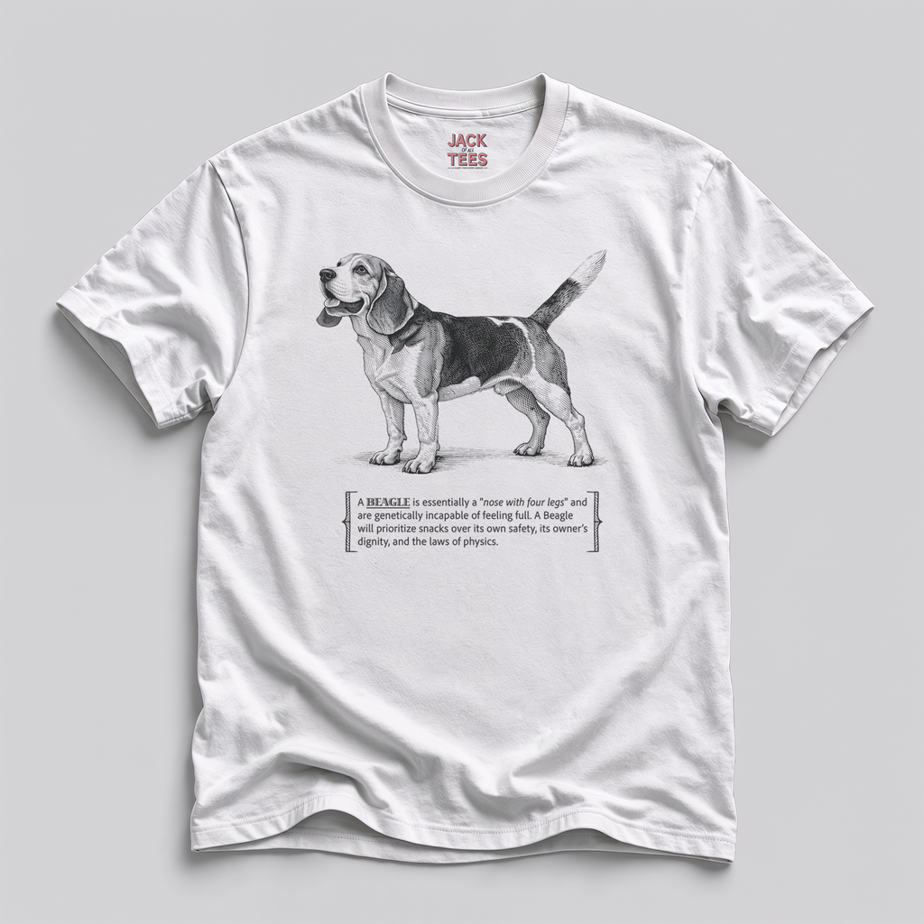 A Nose with Four Legs T-Shirt — Funny Beagle Dog Shirt