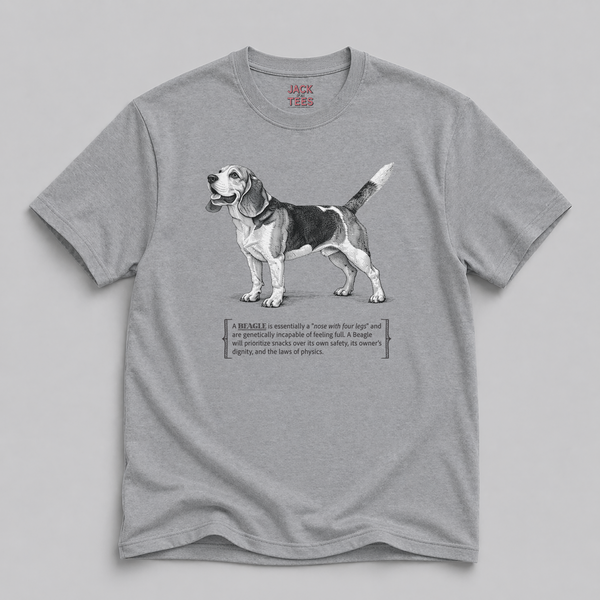A Nose with Four Legs T-Shirt — Funny Beagle Dog Shirt