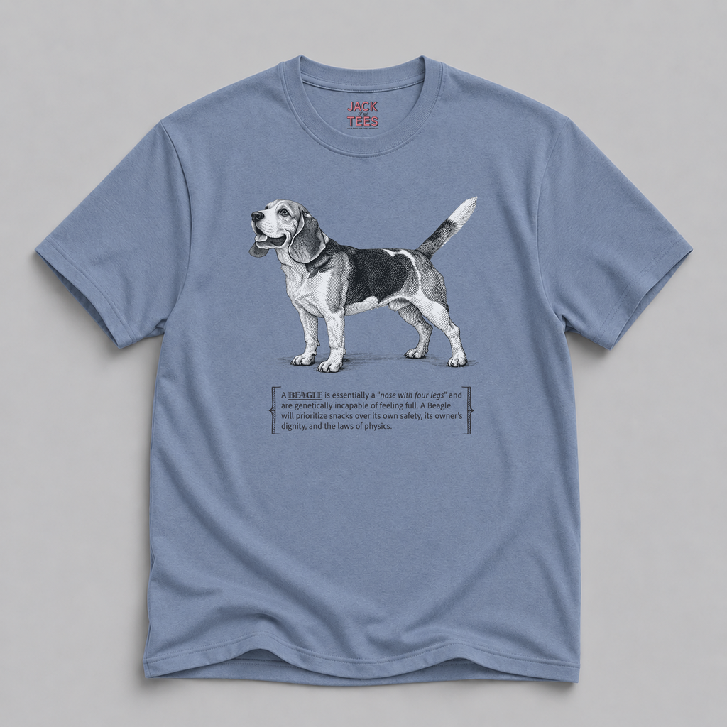 A Nose with Four Legs T-Shirt — Funny Beagle Dog Shirt
