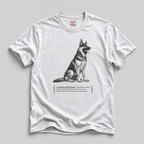 German Shepherd Shirt — Funny "Military Computer in a 90‑Pound Toddler" Dog Tee