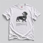 Dachshund Shirt — "Bratwurst with an Ego" Tee
