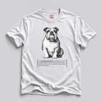 English Bulldog Funny Tee — "Professional Paperweight" Humor T-Shirt