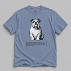 English Bulldog Funny Tee — "Professional Paperweight" Humor T-Shirt