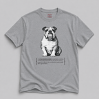 English Bulldog Funny Tee — "Professional Paperweight" Humor T-Shirt