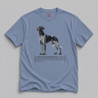German Shorthaired Pointer Tee — "Powered by High-Octane Enthusiasm"