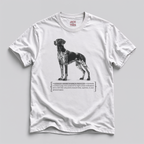 German Shorthaired Pointer Tee — "Powered by High-Octane Enthusiasm"