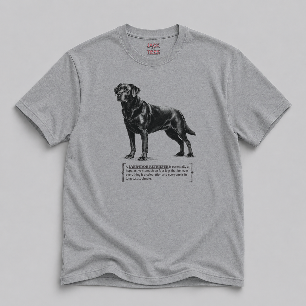 Labrador Retriever Celebration T-Shirt — Funny "Everything's a Celebration" Dog Tee