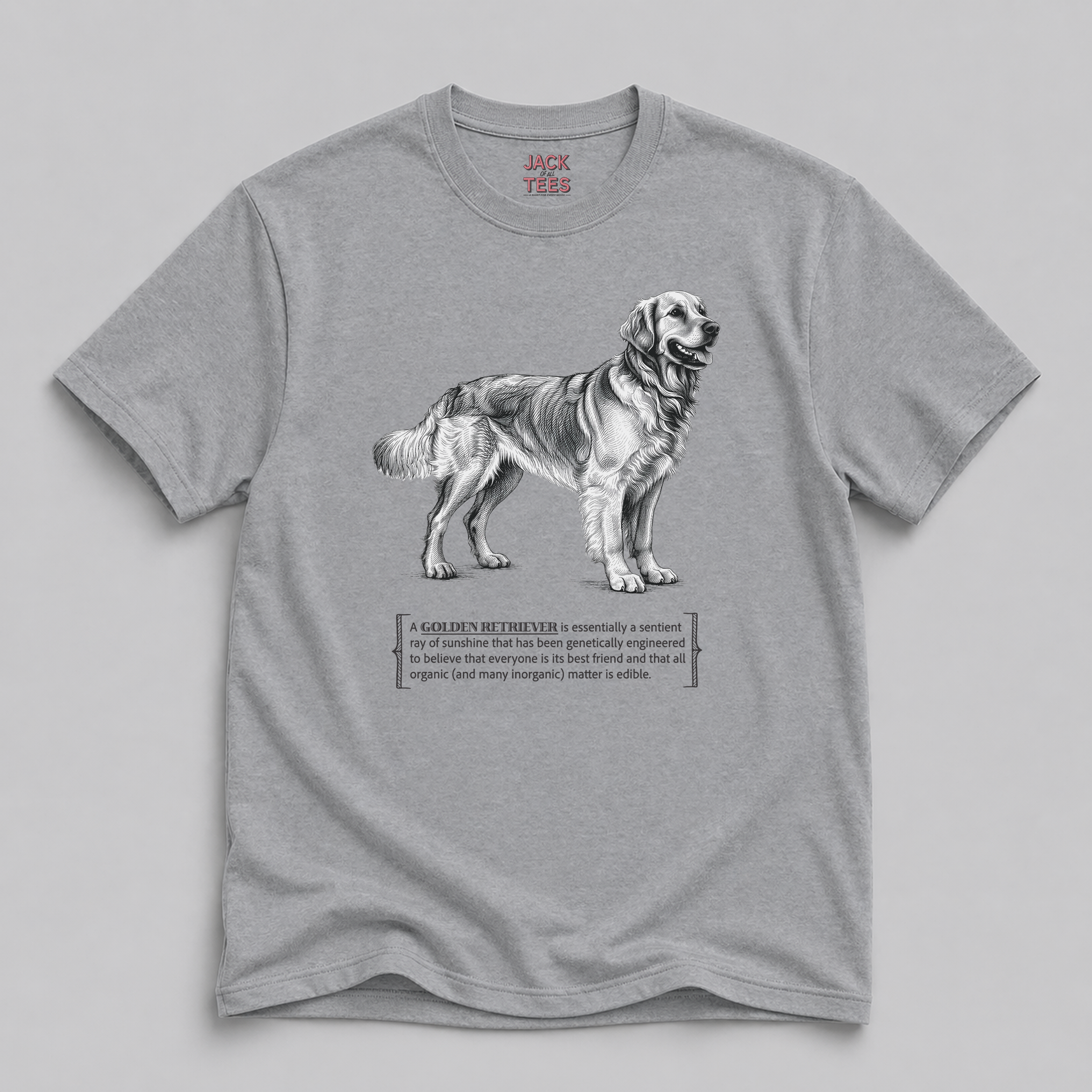Golden Retriever Sunshine T-Shirt — 'Everyone's Best Friend' Graphic Tee