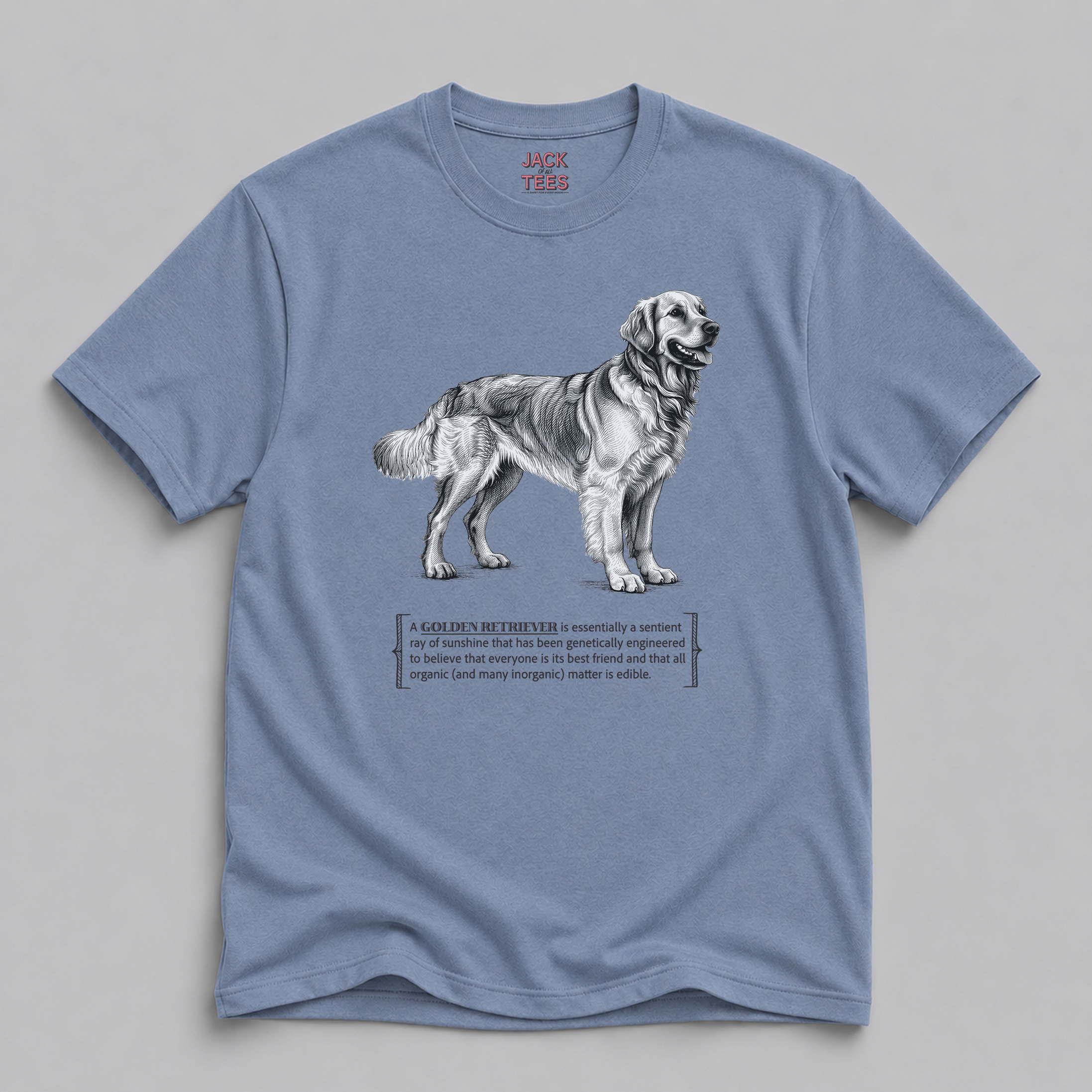 Golden Retriever Sunshine T-Shirt — 'Everyone's Best Friend' Graphic Tee