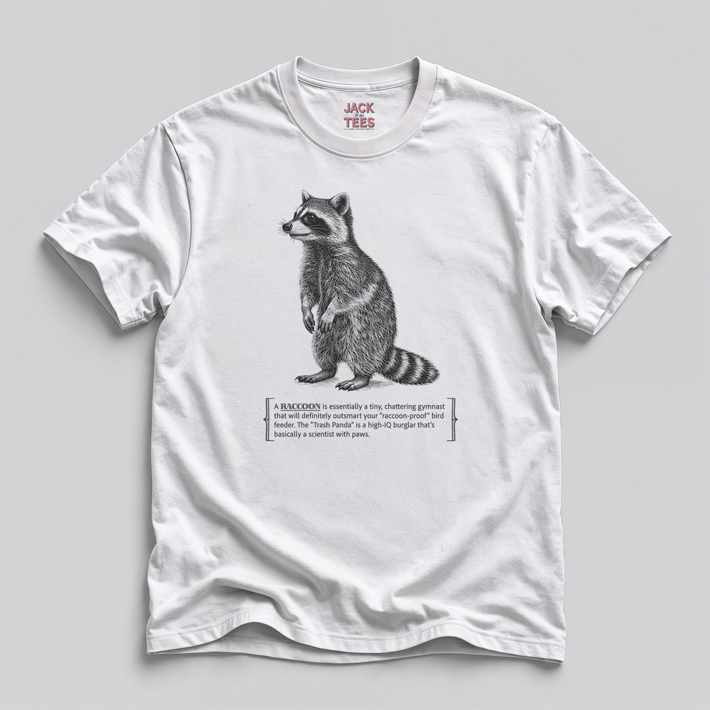 Raccoon Trash Panda T-Shirt — Funny Wildlife Rescue Shirt