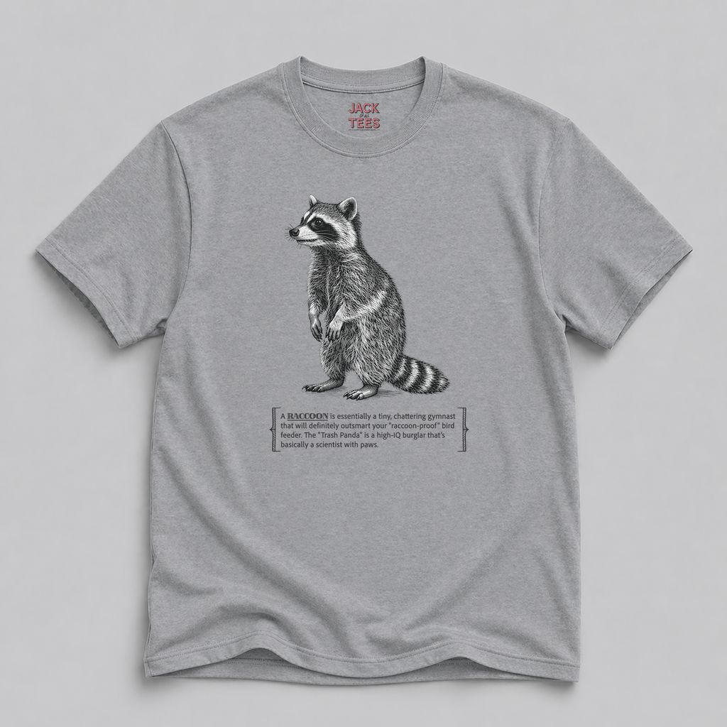 Raccoon Trash Panda T-Shirt — Funny Wildlife Rescue Shirt